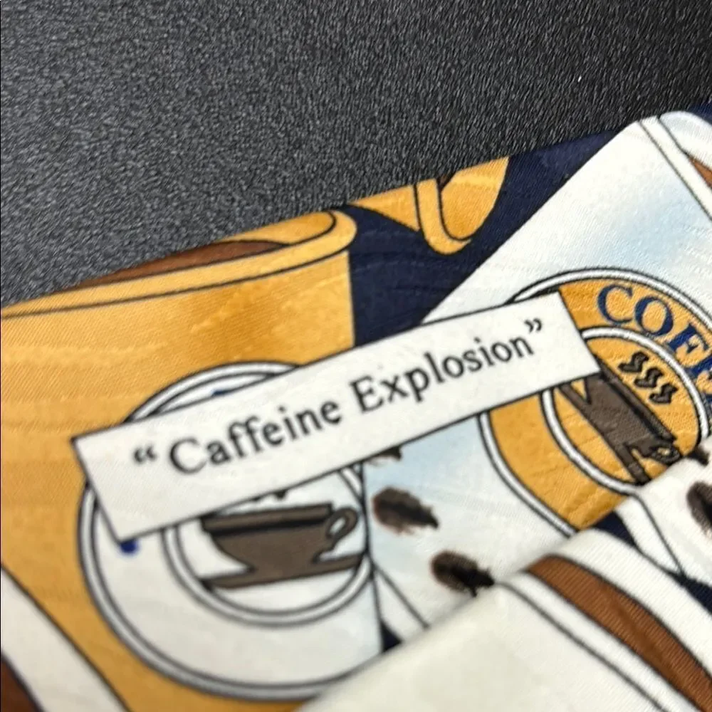 Keith Daniel’s Caffeine Explosion Coffee Tie